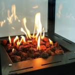 صوبة حدائق ألمنيوم أسود صالون مع عجل