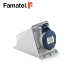 مقبس حائط صناعي 1PH + N + PE 3 Pin 16A IP54