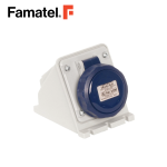 مقبس حائط صناعي 1PH + N + PE 3 Pin 16A IP67