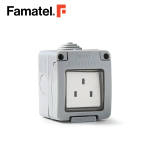 IP55 مفاتيح السطح 8.2X7cm 13A/250VAC 1 عصابة