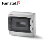 خزانة توزيع سطح الأشعة فوق البنفسجية 8 طرق مع غطاء شفاف IP65