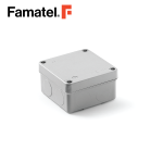 صندوق وصلات الأشعة فوق البنفسجية ABS 10x10x5.5 سم IP55 مفصلات جانبية فارغة