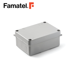 صندوق وصلات الأشعة فوق البنفسجية ABS 15x11x6.3 سم IP55 جوانب ومفصلات فارغة