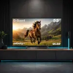 تلفزيون G-Guard Spectra+ QLED ذكي Google TV مقاس 55 بوصة 4K – GG-55 CQG SPECTRA+