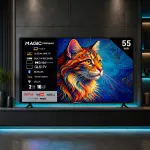 تلفزيون Magic Open Source webOS ذكي 55 بوصة LED 4K UHD – MG55BG30USBT2/WebOS