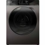 غسالة و نشافة شارب 10.5 + 7 ك سلفر داكن