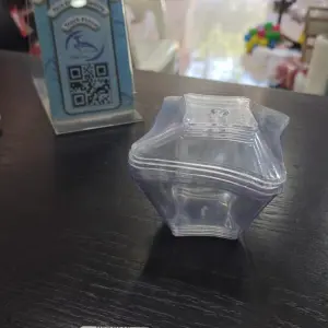 كاسات موس كيك كريستال مع غطاء
