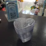 كاسات موس كيك كريستال بدون غطاء