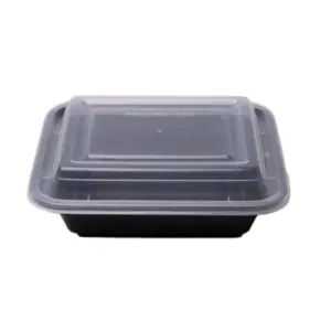 عرض علبة مايكروويف مستطيل مع غطاء ضبابي – R12