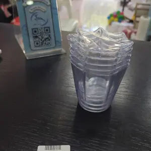عرض كاسات موس كيك كريستال بدون غطاء