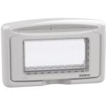 IP55 waterproof covers - grey color - 4 modules