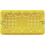 Flush-mounting box in resin 4 modules