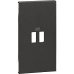 Covers for 2-module USB chargers (KG12C). For items K4285C2, K4286C2, K4287C2