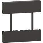 Covers for European/american sockets items KM4188GFG6 - KM4185 - KM4188 Black