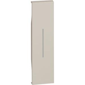 Lightable cover for Living Now switch, two-way switch and push-button - 1 module - sand (KM01)
