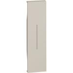 Lightable cover for Living Now switch, two-way switch and push-button - 1 module - sand (KM01)