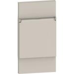 Cover with flap for German and French/Belgium std sockets Sand