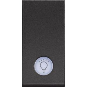 One-way switch 1P 10 AX - 250 Vac - lightable - lamp symbol (RG4001LA)