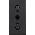 Italian standard socket 2P+E 16 A 250 Vac - center distance 19 mm and 26 mm