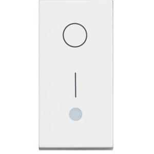 One-way switch 2P 16 AX - 250 Vac - lightable (BT-RW4002L)