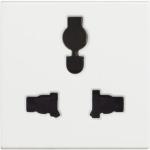 Multistandard socket 2P+E 5/6/10/13 A 250 Vac and 127 Vac (RW4139)