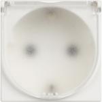 German standard socket 2P+E 16A 250 Vac with IP20 flap