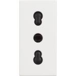 Italian standard socket 2P+E 16A 250 Vac (item sold in box packaging)