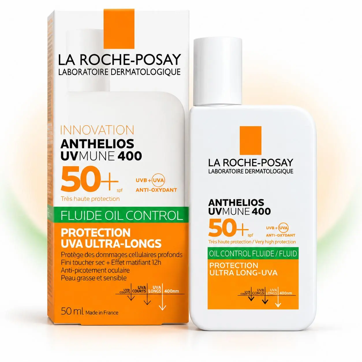 رض لاروش بوزيه أنثيليوس UVMune 400 فلويد للتحكم باللمعان SPF 50+… مل