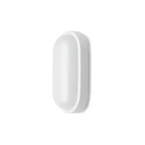 Oval LED Surface Mounted Globe Light IP54 20W 4000K 14x27cm
