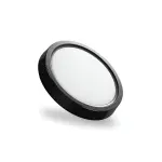 LED Surface Mounted Black Globe Light 36W CCT 22x3.8cm