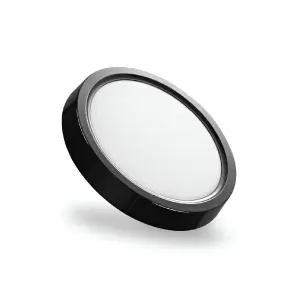 LED Surface Mounted Black Globe Light 45W CCT 30x3.8cm
