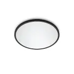LED Surface Mounted Black Globe Light 72W 4000K 80x4cm