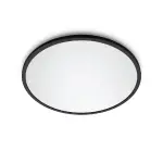LED Surface Mounted Black Globe Light 100W 4000K 100x4cm