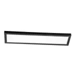 LED Surface Mounted Decorative Panel Light 90W 4000K 30x120cm With Black Frame