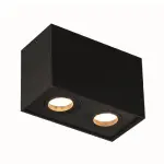 Double LED Surface Mounted Square Lighting Cylinder 10Wx2 3000K MD3-D