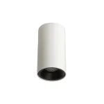 LED Surface Mounted Round Lighting Cylinder 10W 3000K White And Gold Aluminum