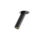 LED Adjustable Modern Cylinder Long Tube 5W 3000K 10cm Black Aluminum MD2