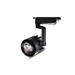 Adjustable Rectangular Track Light Wide 30W 3000K Black With Extruded Heat Sink MD1