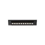 Adjustable Magnetic COB Cylindrical Linear Grill Light 12W 3000K 7cm Black