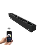 Magnetic COB Linear Grill Light 12W CCT Dimmable 20cm Black
