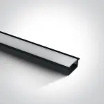 بروفايل إلمنيوم أسود مخفي 30*10 مم، 3 متر