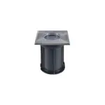 Outdoor LED Square Uplighter 10x10cm With GU10 Base IP65