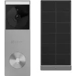 جرس باب EZVIZ HP3 Pro اللاسلكي عبر ثقب الباب (32GB)