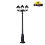 Garden Triple Arms Pole Lighting, GIGI BISSO/ANNA 3L 3x8.5W 209 cm Base E27 IP55 CCT