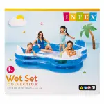 مسبح Intex Swim Center Family Lounge قابل للنفخ 229 × 229 × 66 سم – 56475NP