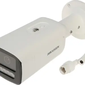 هيكفيجن DS-2CD2T87G2H-LI – كاميرا شبكة بوليت ثابتة بدقة 8 MP وتقنية AcuSense ColorVu بإضاءة هجينة ذكية بعدسة 2.8mm