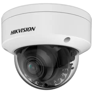 هيكفيجن DS-2CD2747G2HT-LIZS – كاميرا شبكة دوم بعدسة متغيرة آلية بدقة 4 MP وتقنية AcuSense ColorVu بإضاءة هجينة ذكية