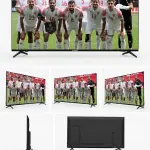 شاشة شارب 75 بوصة 4K Ultra HD LED Frameless مع Google TV وHDR10 وDolby Audio باللون الأسود – 4T-C75FJ16MX