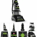 Hoover 1350W Brush N Wash Carpet and Hard Floor Cleaner with SpinScrub Dual Tank System Grey – F5916-901