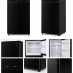 ثلاجة شارب 480 لتر بابين Top Freezer مع No Frost وJ-Tech Inverter وHybrid Cooling وPlasmacluster وتصنيف طاقة A++ بأبواب زجاجية سوداء – SJ-GV63G-BK